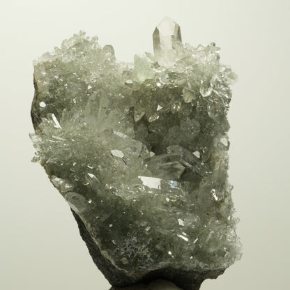 Starburst Quarz, Prehnit, Epidot auf Matrix Streep Mine, Namibia 69*52*38mm #15104