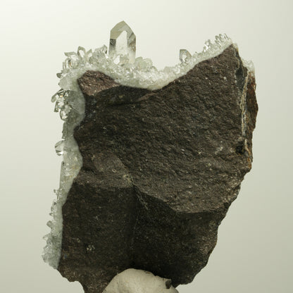 Starburst Quarz, Prehnit, Epidot auf Matrix Streep Mine, Namibia 69*52*38mm #15104