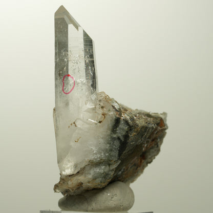Enhydro Lemurian Quarz, Calcit, Prehnit, Epidot, Matrix Streep Mine, Namibia 68*62*25mm #15108