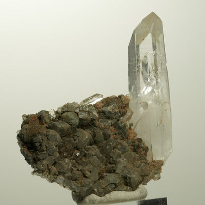 Enhydro Lemurian Quarz, Calcit, Prehnit, Epidot, Matrix Streep Mine, Namibia 68*62*25mm #15108