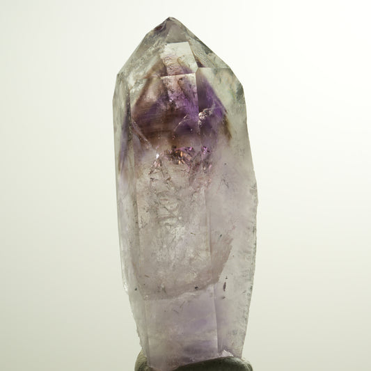 XL Skelett Phantom Amethyst mit Prehnit, Hämatit Streep Mine, Namibia 93*35*27mm #15109
