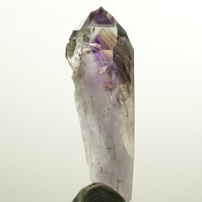 XL Skelett Phantom Amethyst mit Prehnit, Hämatit Streep Mine, Namibia 93*35*27mm #15109