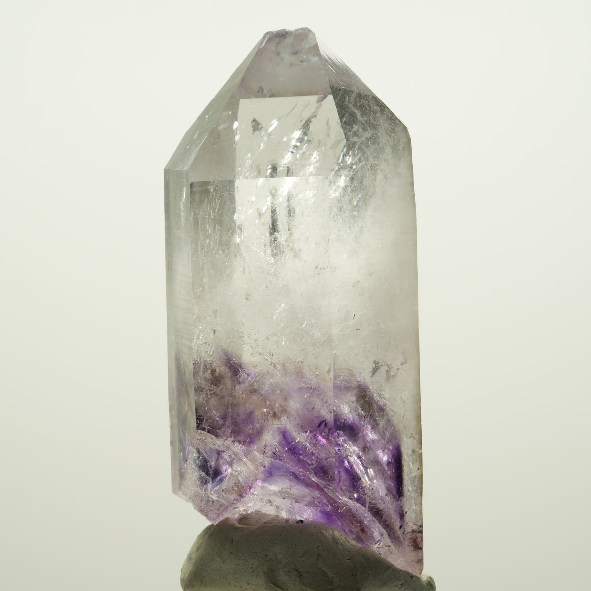 Enhydro Harlekin Skelett Phantom Amethyst, Prehnit 1x Blase Streep Mine Namibia 77*34*28mm #15111