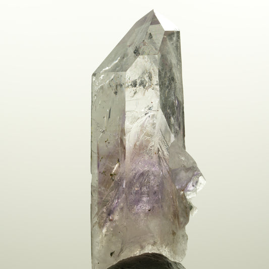 Enhydro Harlekin Lemurian Phantom Amethyst, Epidot 1x Blase Streep Mine Namibia 75*33*24mm #15112
