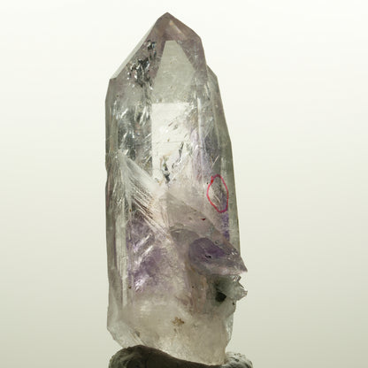 Enhydro Harlekin Lemurian Phantom Amethyst, Epidot 1x Blase Streep Mine Namibia 75*33*24mm #15112