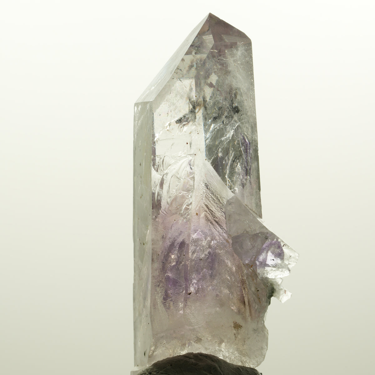 Enhydro Harlekin Lemurian Phantom Amethyst, Epidot 1x Blase Streep Mine Namibia 75*33*24mm #15112