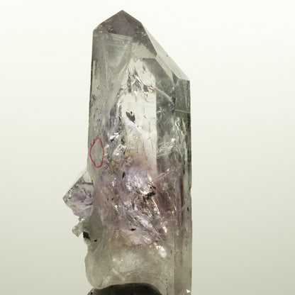 Enhydro Harlekin Lemurian Phantom Amethyst, Epidot 1x Blase Streep Mine Namibia 75*33*24mm #15112