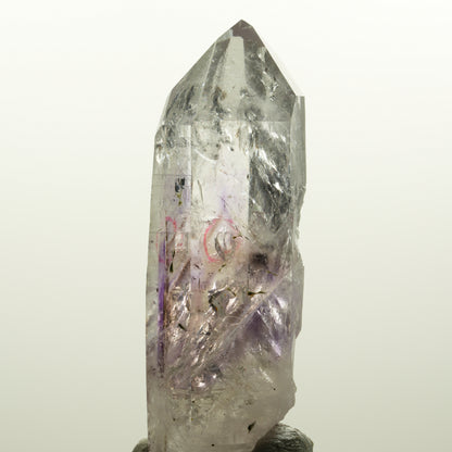 Enhydro Harlekin Lemurian Phantom Amethyst, Epidot 1x Blase Streep Mine Namibia 75*33*24mm #15112