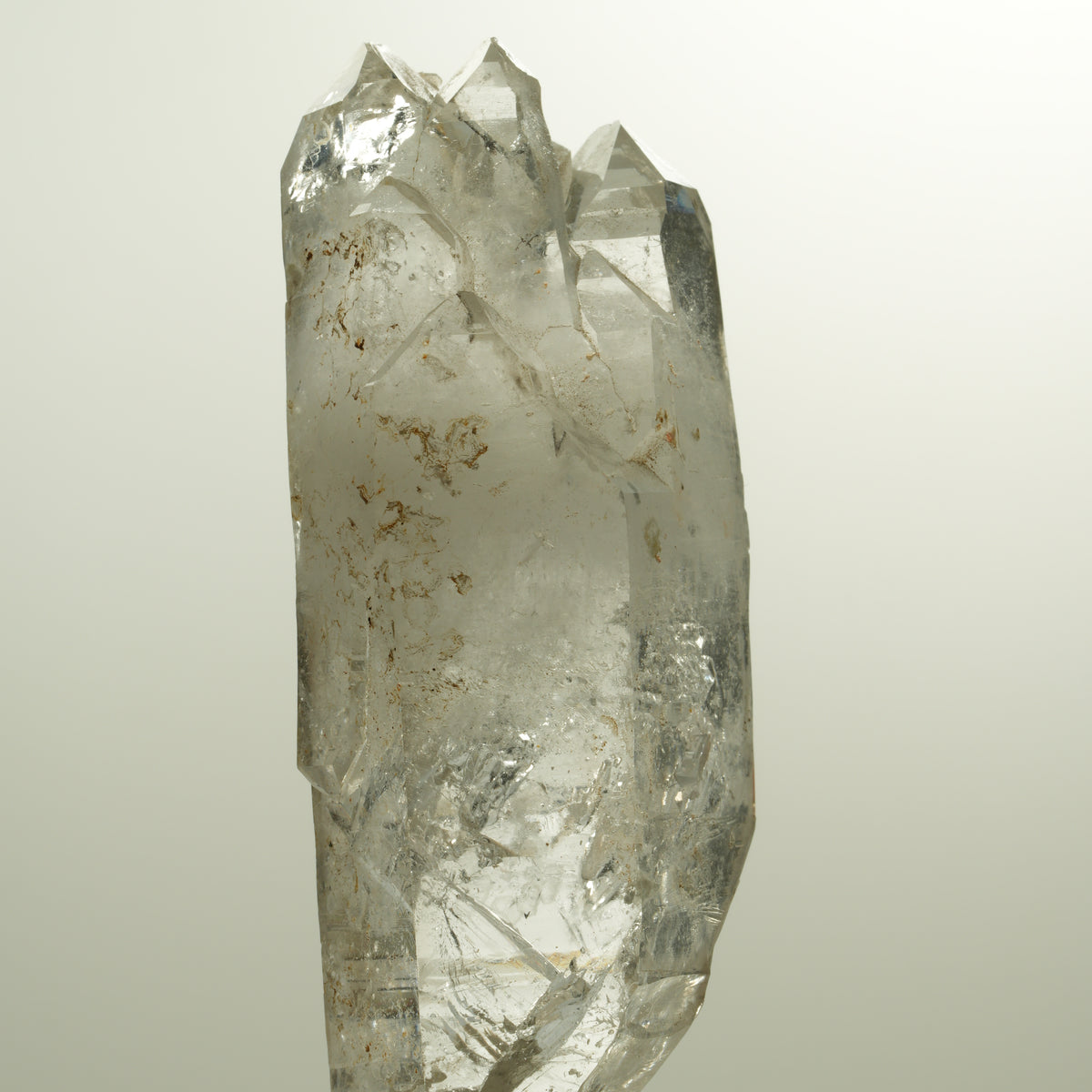 Seltene Skelett Rauchquarz Doppelender Gruppe Goboboseb, Namibia 78*30*26mm #15113