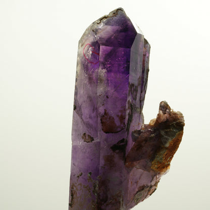 Enhydro Squelette Fantôme Améthyste double extrémité, 1x bulle Brandberg, Namibie 90*41*32mm #15114