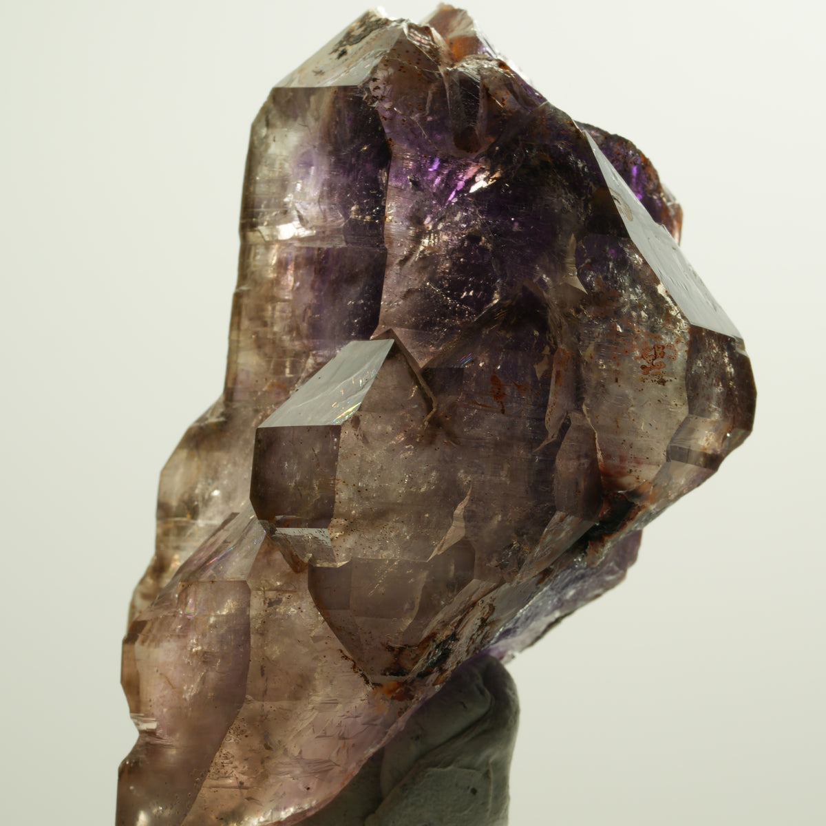 Skelett Phantom Amethyst Doppelender Zepter Gruppe Goboboseb, Namibia 66*47*47mm #15115