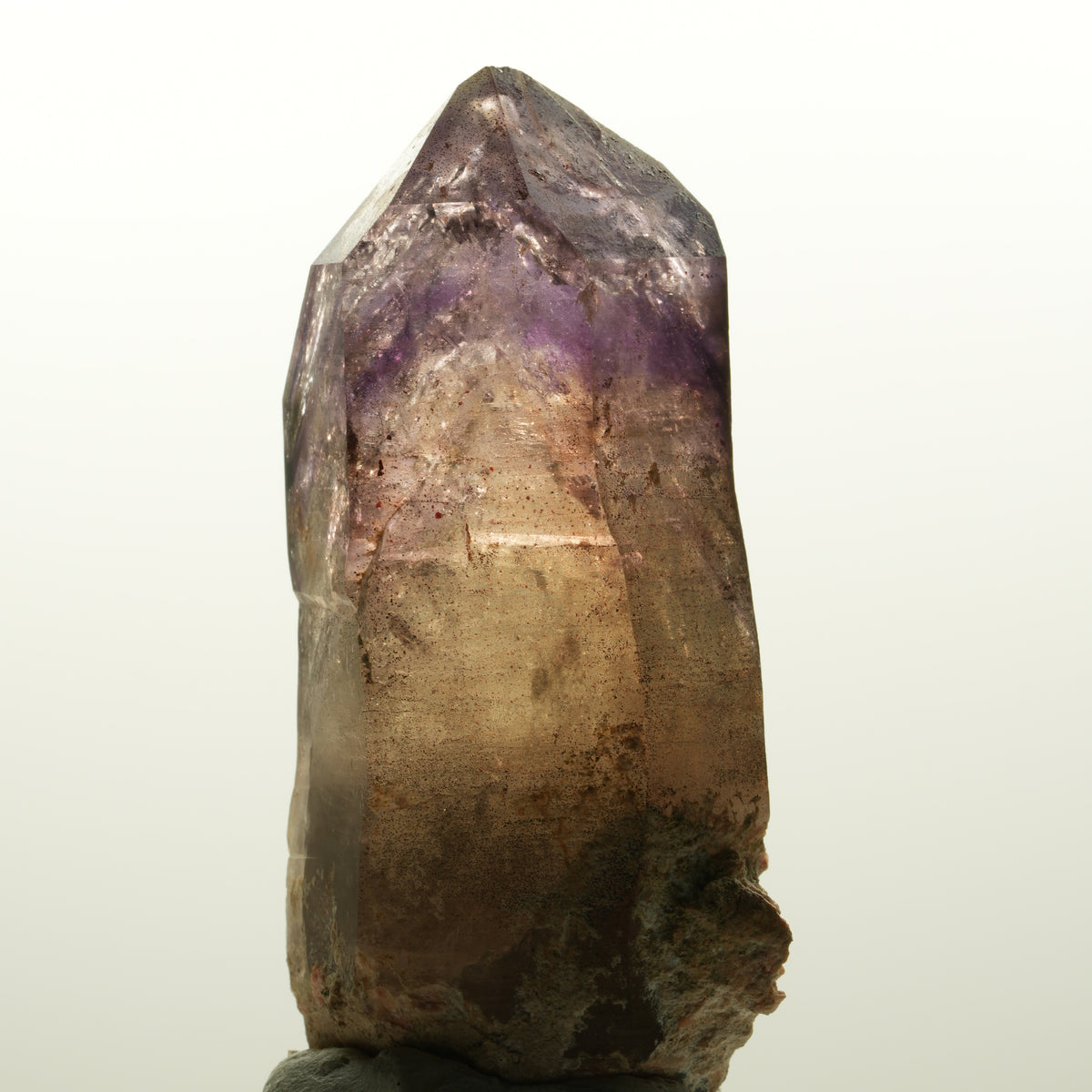 Enhydro Skelett Phantom Amethyst Spitze, 2x Blase Brandberg, Namibia 70*35*32mm #15116