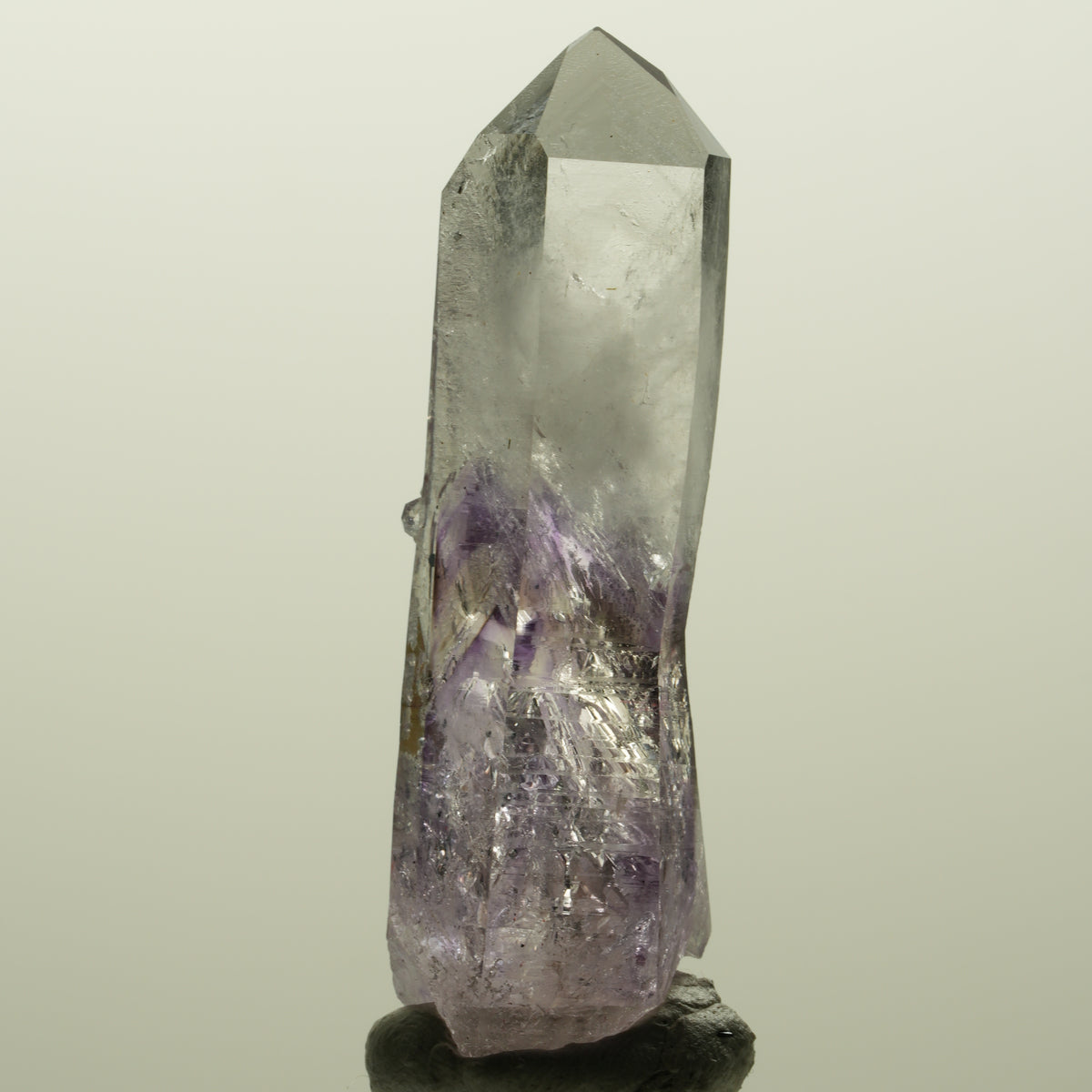 Enhydro Lemurian Phantom Amethyst, Analcim Hämatit 2x Blase Streep Mine Namibia 59*18*16mm #15117
