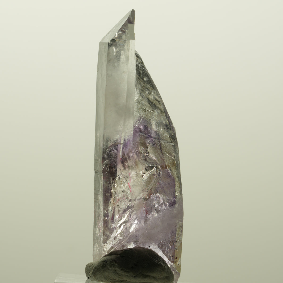 Enhydro Lemurian Phantom Amethyst, Analcim Hämatit 2x Blase Streep Mine Namibia 59*18*16mm #15117