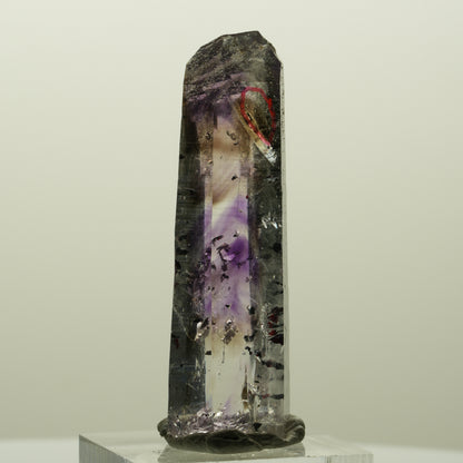 Enhydro Harlekin Lemurian Phantom Amethyst Analcim 1x Blase Streep Mine Namibia 51*17*14mm #15118
