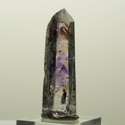 Enhydro Harlekin Lemurian Phantom Amethyst Analcim 1x Blase Streep Mine Namibia 51*17*14mm #15118