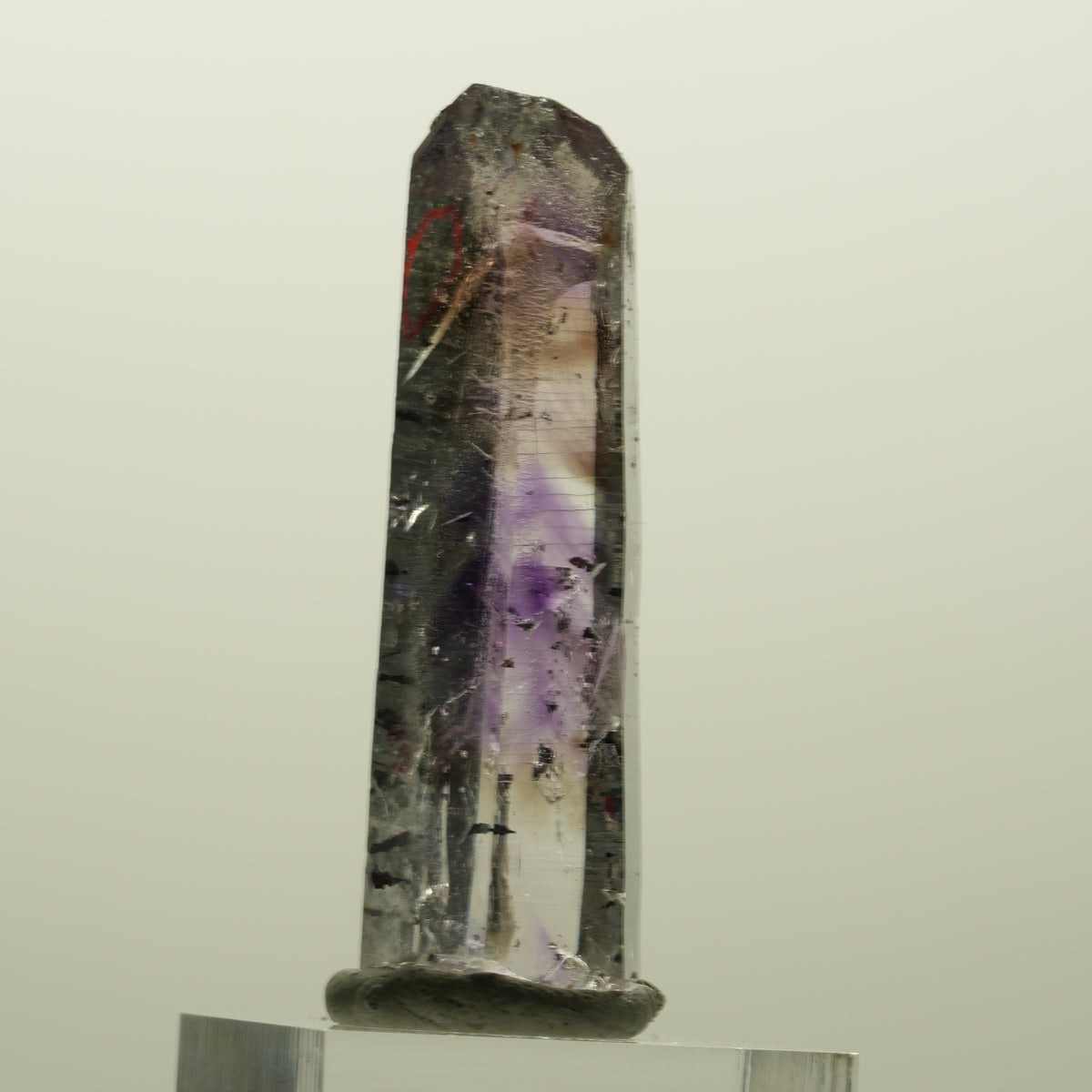 Enhydro Harlekin Lemurian Phantom Amethyst Analcim 1x Blase Streep Mine Namibia 51*17*14mm #15118