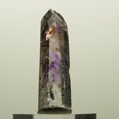 Enhydro Harlekin Lemurian Phantom Amethyst Analcim 1x Blase Streep Mine Namibia 51*17*14mm #15118