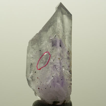 Enhydro Harlekin Lemurian Phantom Amethyst, 1x Blase Streep Mine, Namibia 54*24*17mm #15120