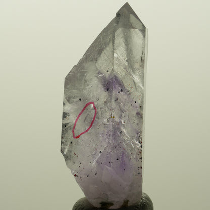 Enhydro Harlekin Lemurian Phantom Amethyst, 1x Blase Streep Mine, Namibia 54*24*17mm #15120