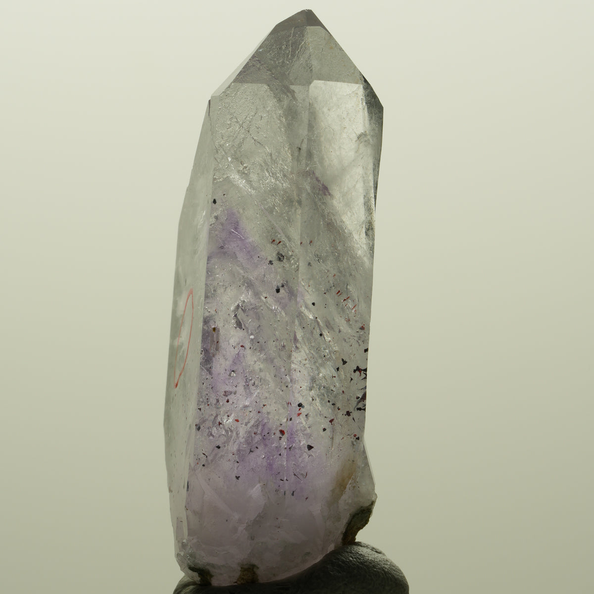 Enhydro Harlekin Lemurian Phantom Amethyst, 1x Blase Streep Mine, Namibia 54*24*17mm #15120