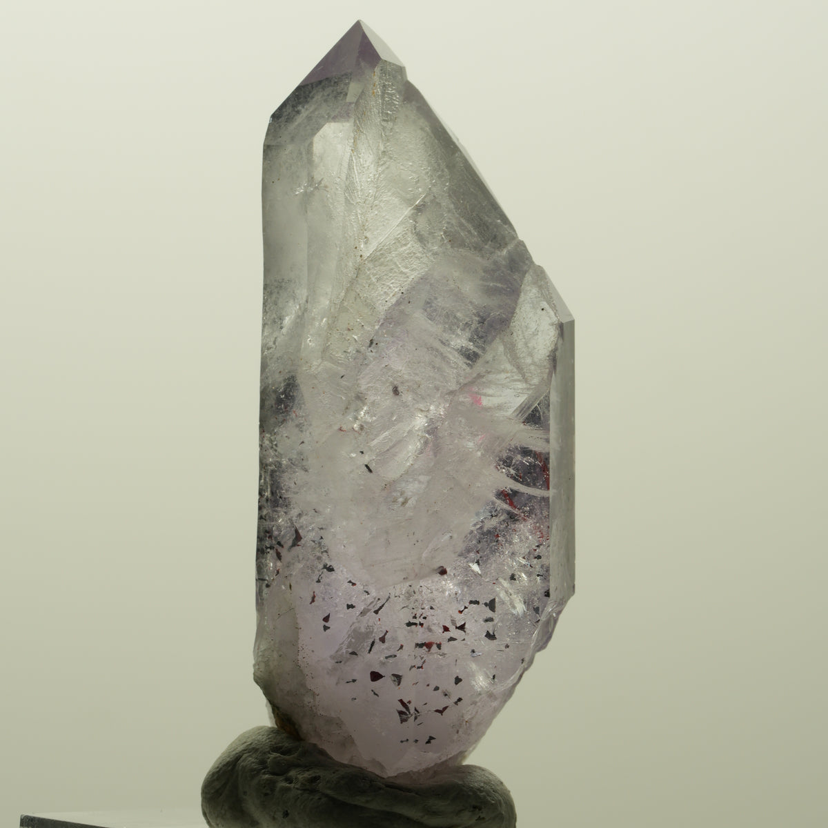 Enhydro Harlekin Lemurian Phantom Amethyst, 1x Blase Streep Mine, Namibia 54*24*17mm #15120
