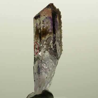 Enhydro Harlekin Lemurian Phantom Amethyst Analcim 2x Blase Streep Mine Namibia 57*17*15mm #15122
