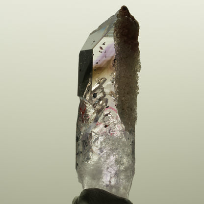 Enhydro Harlekin Lemurian Phantom Amethyst Analcim 2x Blase Streep Mine Namibia 57*17*15mm #15122