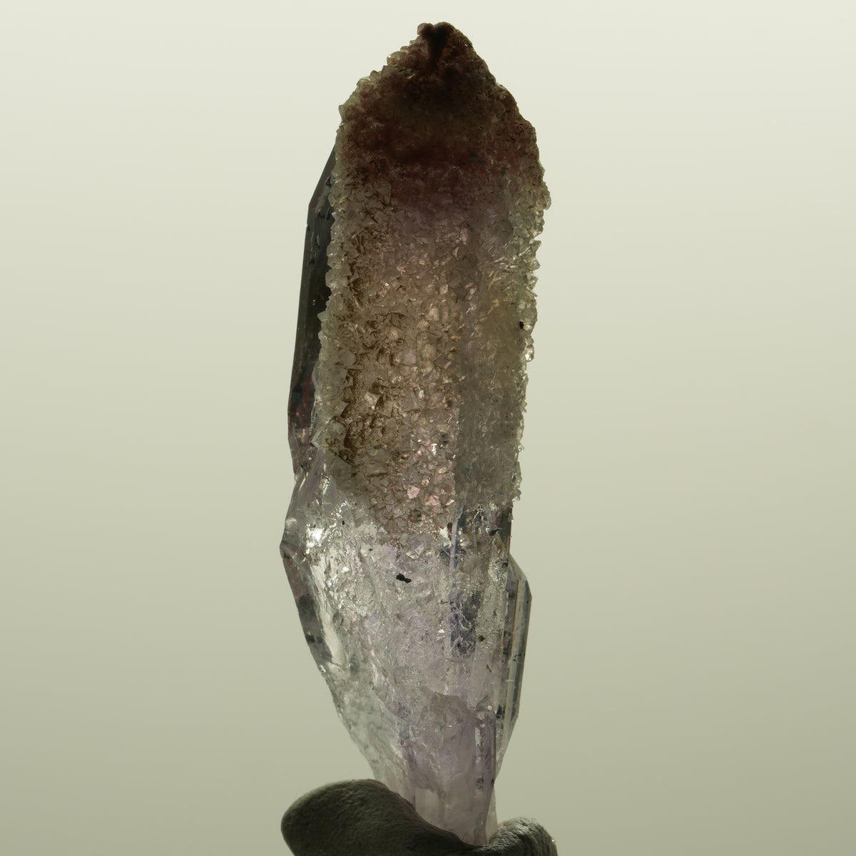 Enhydro Harlekin Lemurian Phantom Amethyst Analcim 2x Blase Streep Mine Namibia 57*17*15mm #15122