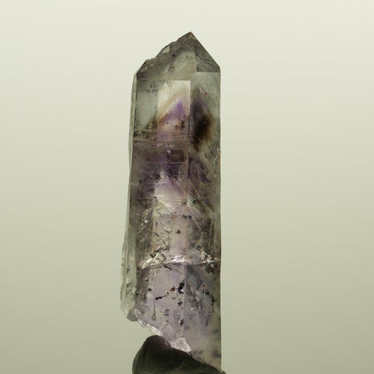 Harlekin Lemurian Skelett Phantom Amethyst Streep Mine, Namibia 54*15*13mm #15123