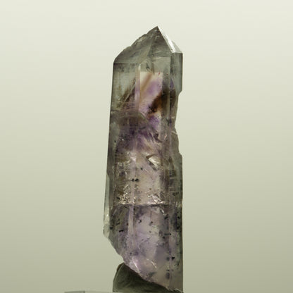 Harlekin Lemurian Skelett Phantom Amethyst Streep Mine, Namibia 54*15*13mm #15123