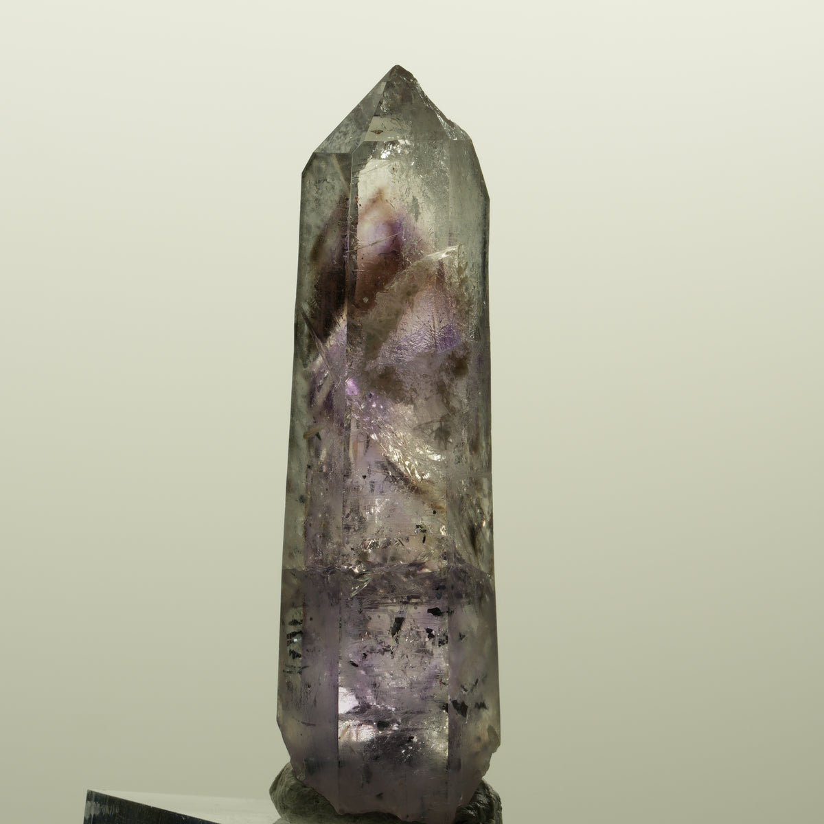 Harlekin Lemurian Skelett Phantom Amethyst Streep Mine, Namibia 54*15*13mm #15123