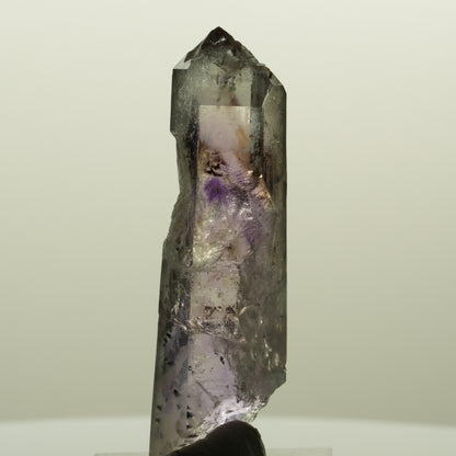 Harlekin Lemurian Skelett Phantom Amethyst Streep Mine, Namibia 54*15*13mm #15123