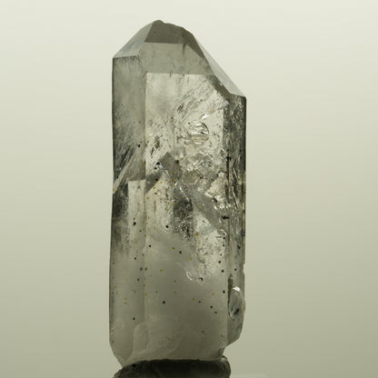 Skelett Rauchquarz mit Analcim, Hämatit, Epidot Streep Mine, Namibia 55*21*17mm #15124