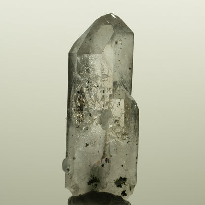 Skelett Rauchquarz mit Analcim, Hämatit, Epidot Streep Mine, Namibia 55*21*17mm #15124