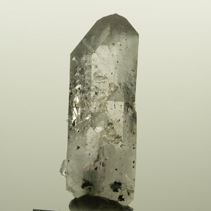 Skelett Rauchquarz mit Analcim, Hämatit, Epidot Streep Mine, Namibia 55*21*17mm #15124