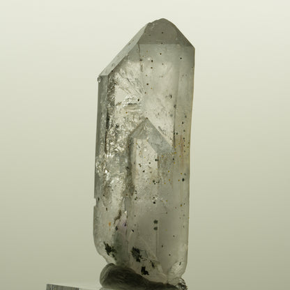 Skelett Rauchquarz mit Analcim, Hämatit, Epidot Streep Mine, Namibia 55*21*17mm #15124