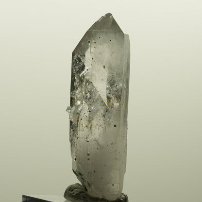 Skelett Rauchquarz mit Analcim, Hämatit, Epidot Streep Mine, Namibia 55*21*17mm #15124