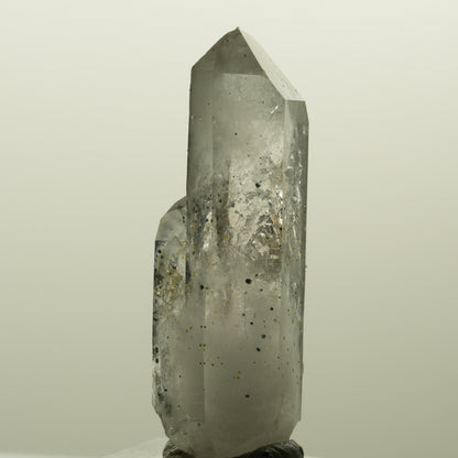 Skelett Rauchquarz mit Analcim, Hämatit, Epidot Streep Mine, Namibia 55*21*17mm #15124