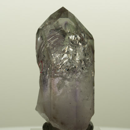 Enhydro Skelett Phantom Amethyst, Analcim Prehnit Epidot, 2x Blase Streep Mine, Namibia 52*38*21mm #15126