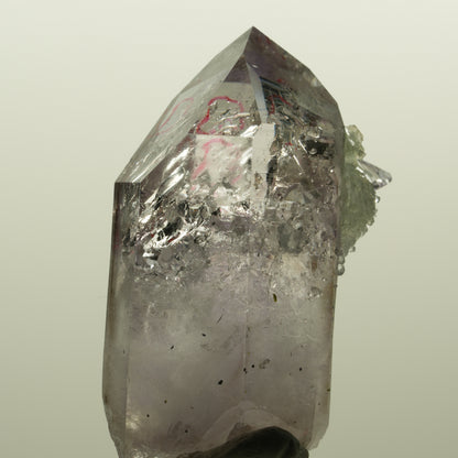 Enhydro Skelett Phantom Amethyst, Analcim Prehnit Epidot, 2x Blase Streep Mine, Namibia 52*38*21mm #15126