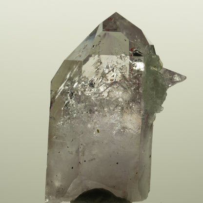 Enhydro Skelett Phantom Amethyst, Analcim Prehnit Epidot, 2x Blase Streep Mine, Namibia 52*38*21mm #15126