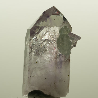 Enhydro Skelett Phantom Amethyst, Analcim Prehnit Epidot, 2x Blase Streep Mine, Namibia 52*38*21mm #15126
