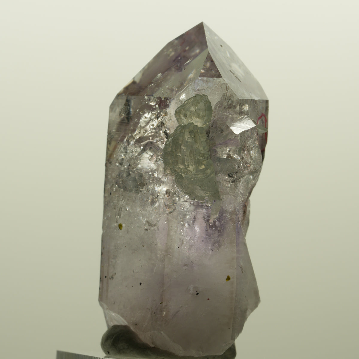 Enhydro Skelett Phantom Amethyst, Analcim Prehnit Epidot, 2x Blase Streep Mine, Namibia 52*38*21mm #15126