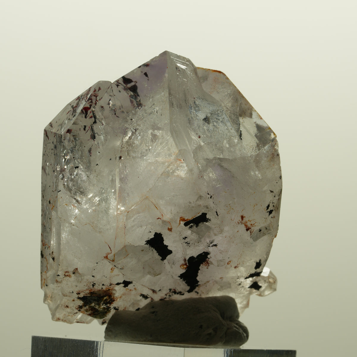 Harlekin Skelett Phantom Amethyst Spitze Streep Mine, Namibia 48*39*29mm #15127