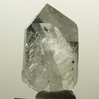 Lemurian Skelett Rauchquarz mit Analcim, Hämatit Streep Mine, Namibia 55*34*21mm #15128