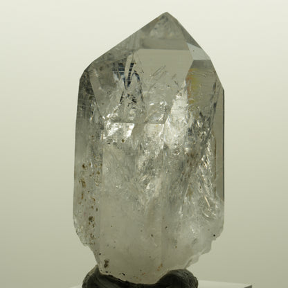 Lemurian Skelett Rauchquarz mit Analcim, Hämatit Streep Mine, Namibia 55*34*21mm #15128