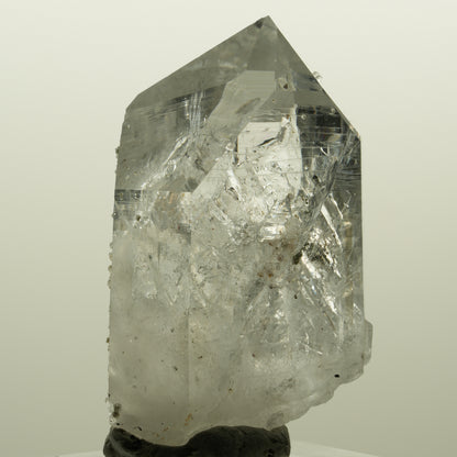Lemurian Skelett Rauchquarz mit Analcim, Hämatit Streep Mine, Namibia 55*34*21mm #15128