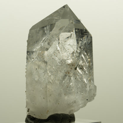 Lemurian Skelett Rauchquarz mit Analcim, Hämatit Streep Mine, Namibia 55*34*21mm #15128