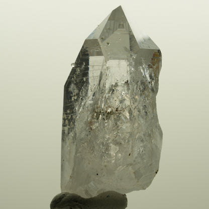 Lemurian Skelett Rauchquarz mit Analcim, Hämatit Streep Mine, Namibia 55*34*21mm #15128
